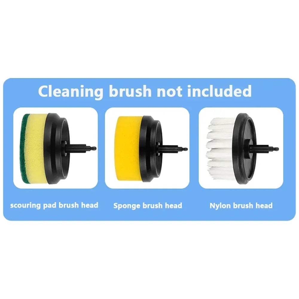Electric Spin Cleaning Brush with 3 PCS Heads Cordless Portable Scrub Brush Handheld Scrubber Suitable for Bathroom Kitchen Tool